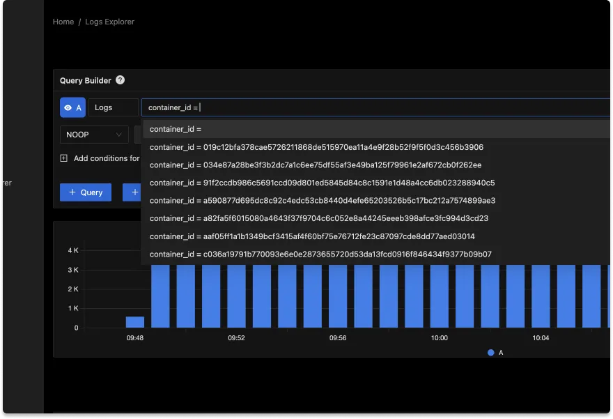 The newly shipped logs explorer will help you create powerful queries on your logs data