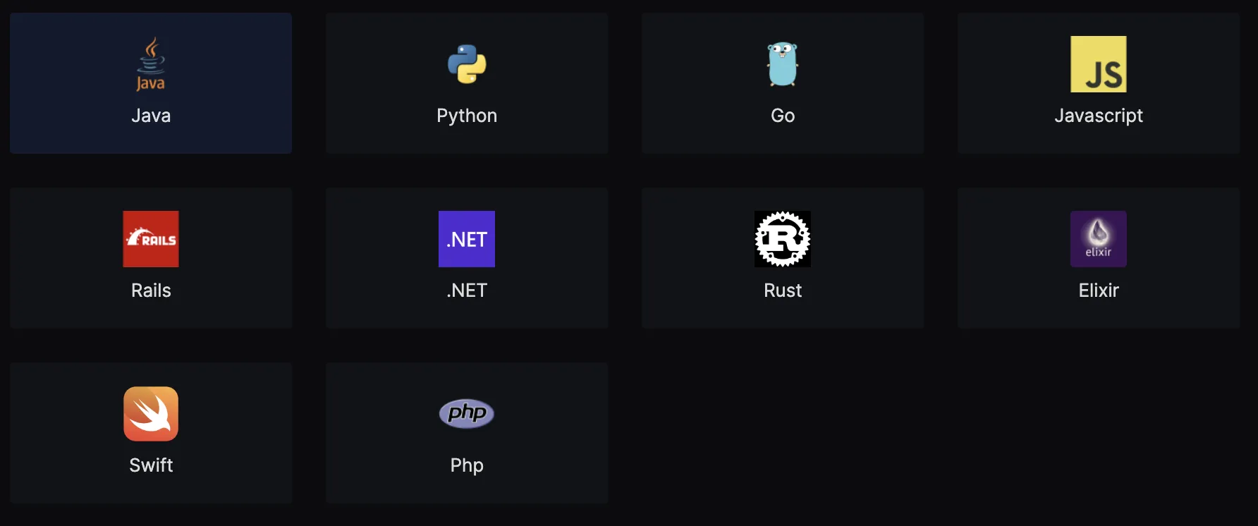 Support for all popular languages